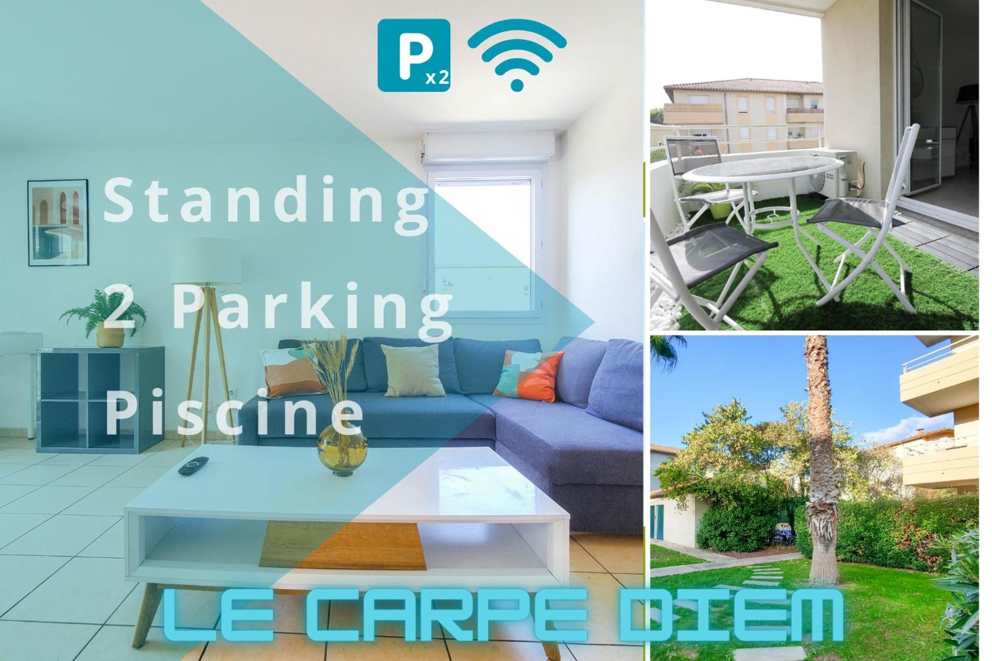 *Le Carpe Diem, Appartement 2 Chambres, Piscine, 2 Parking, Clim* مونبيلييه المظهر الخارجي الصورة
